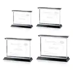 Trophée Tobermory horizontal en cristal optique sur base noire