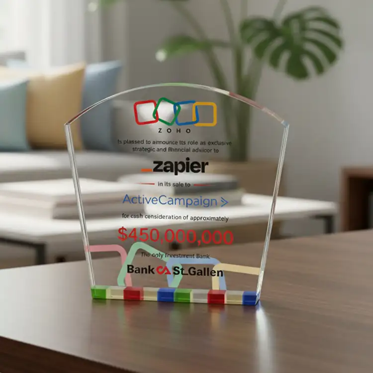 Trophée Topeka en cristal optique - Multicolore #5