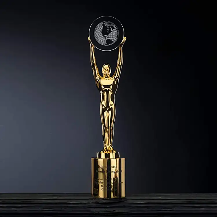 Transforming Achievement Award on Cylinder Base