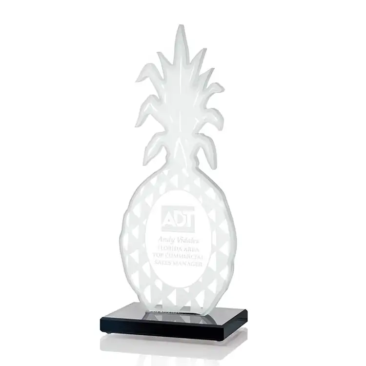Tropicana Pineapple Starfire Crystal Award