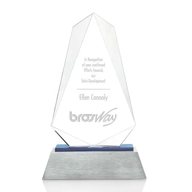 Tulsa Six-Sided Starfire Crystal Award