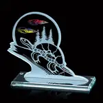 Trophée Turtle Legend de Gordon Fiddler en verre jade