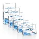 Trophée Tweed en cristal optique - Multicolore