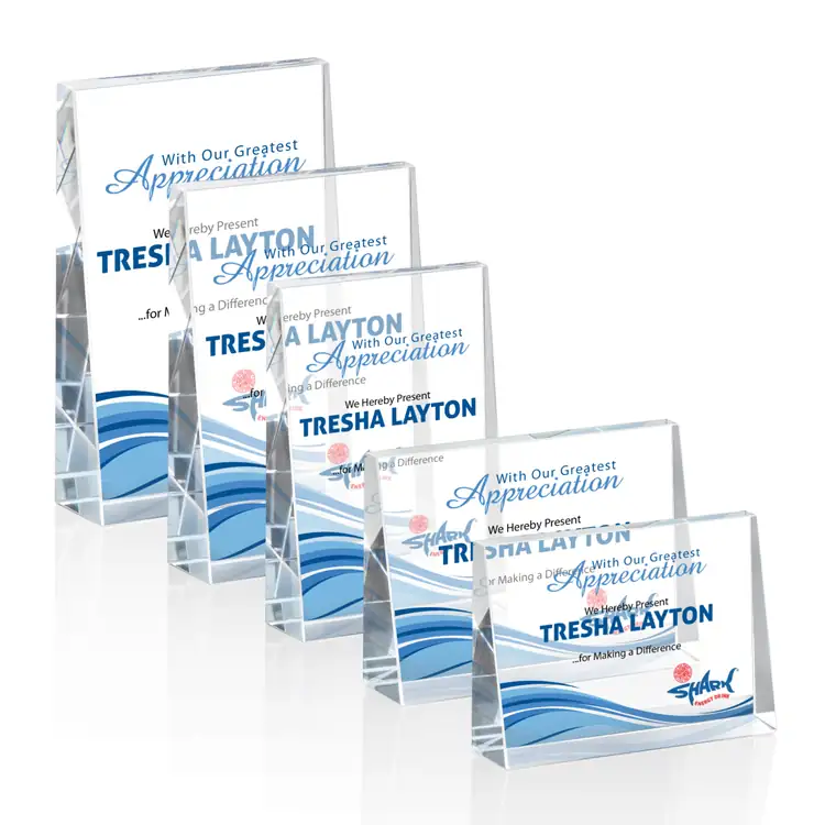 Tweed Optical Crystal Award - Multicolor