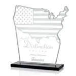 Trophée USA en cristal Starfire