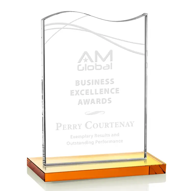 Unity Award - Starfire Crystal - Engraved #2