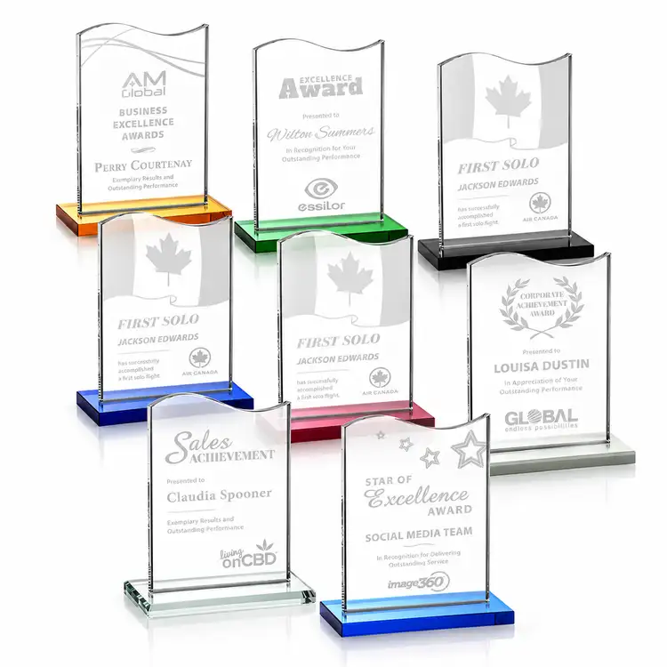 Unity Award - Starfire Crystal - Engraved