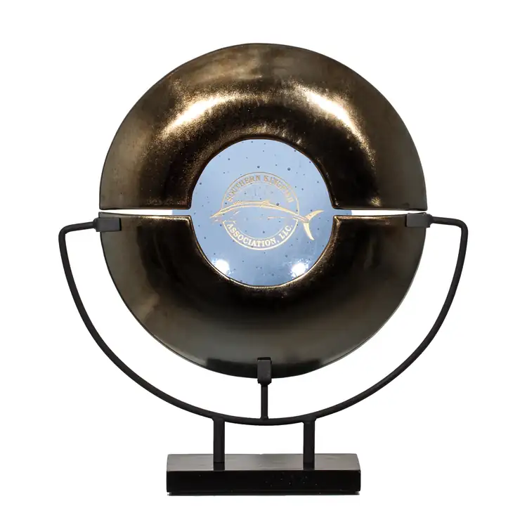 Trophée Unity en verre d’art et métal #2