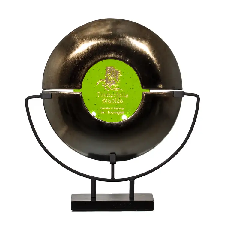 Trophée Unity en verre d’art et métal #3