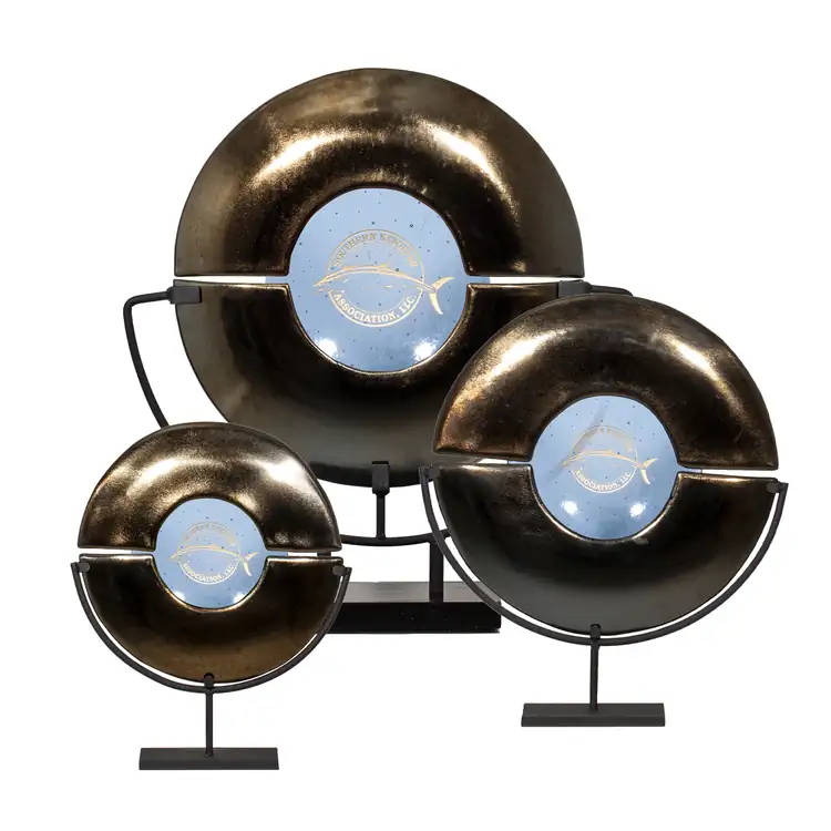 Trophée Unity en verre d’art et métal