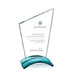 Trophée Venne en cristal Starfire sur arches bleues