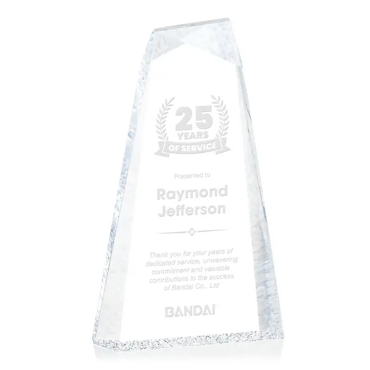 Veradero Acrylic Award - Laser Engraving #3
