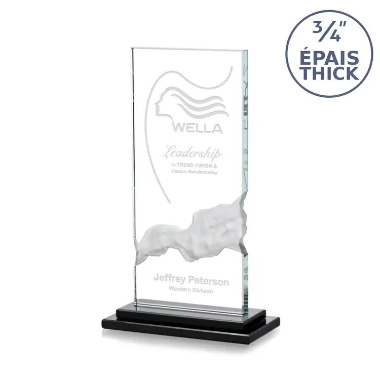 Trophée Viceroy en cristal Starfire à cascade sculptée #2