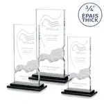 Trophée Viceroy en cristal Starfire à cascade sculptée