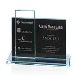 Trophée Vintage Prestige Glass en cristal Starfire et granit noir