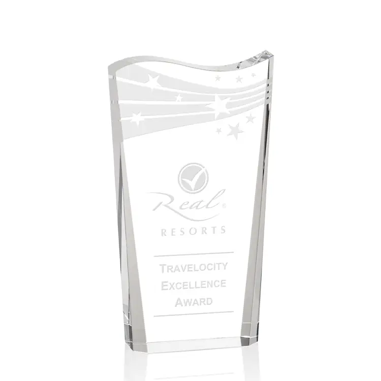 Violetta Optical Crystal Award - Deep Etch #3