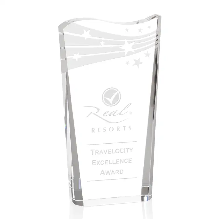 Violetta Optical Crystal Award - Deep Etch #4