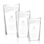 Trophée Violetta en cristal optique - Gravure