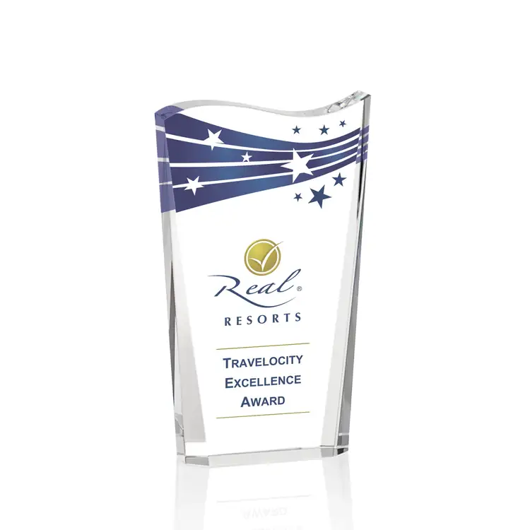 Violetta Optical Crystal Award - Multicolor #2