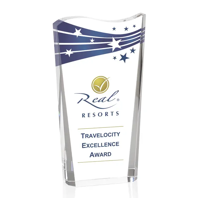 Violetta Optical Crystal Award - Multicolor #4