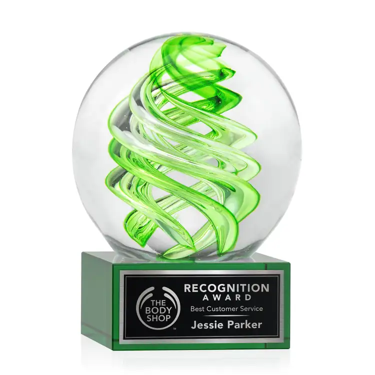 Vortex Award on Hancock Base - Laser Engraving #10
