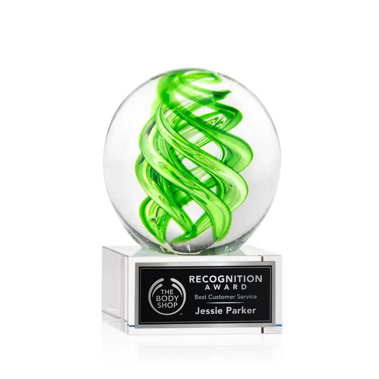 Vortex Award on Hancock Base - Laser Engraving #5