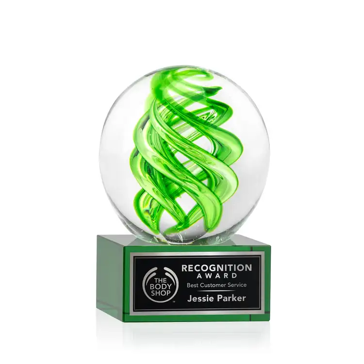 Vortex Award on Hancock Base - Laser Engraving #8