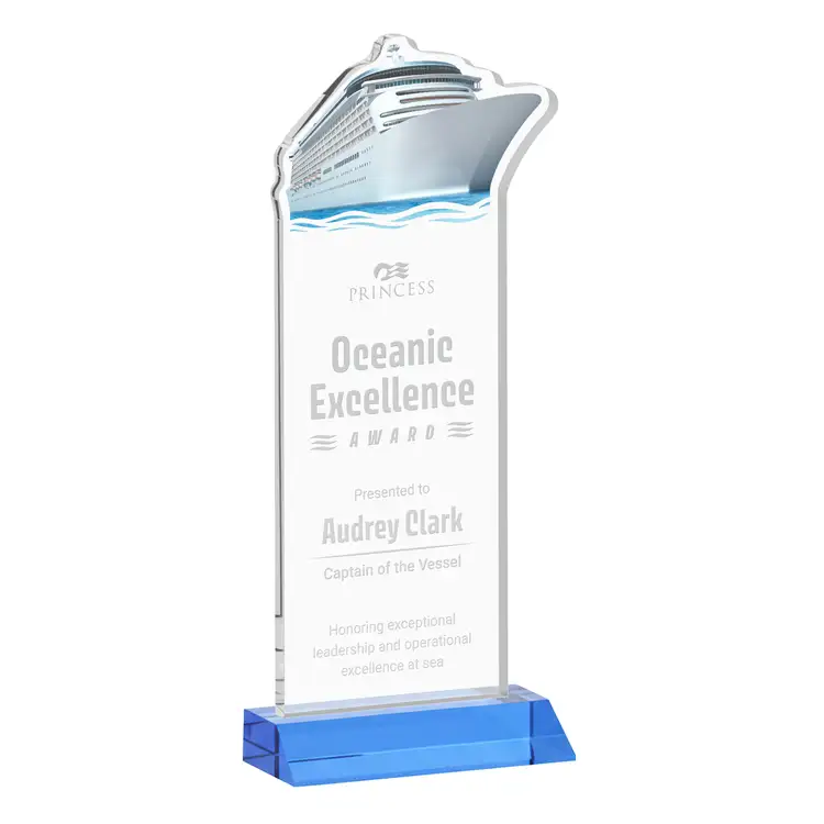 Voyager Award - Starfire Crystal - Engraved #10