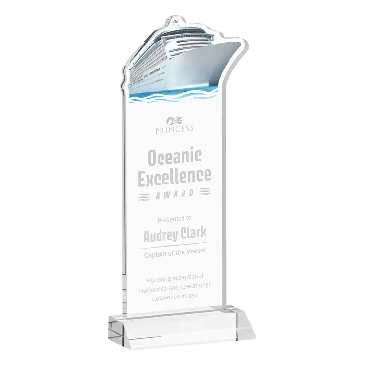 Voyager Award - Starfire Crystal - Engraved #2