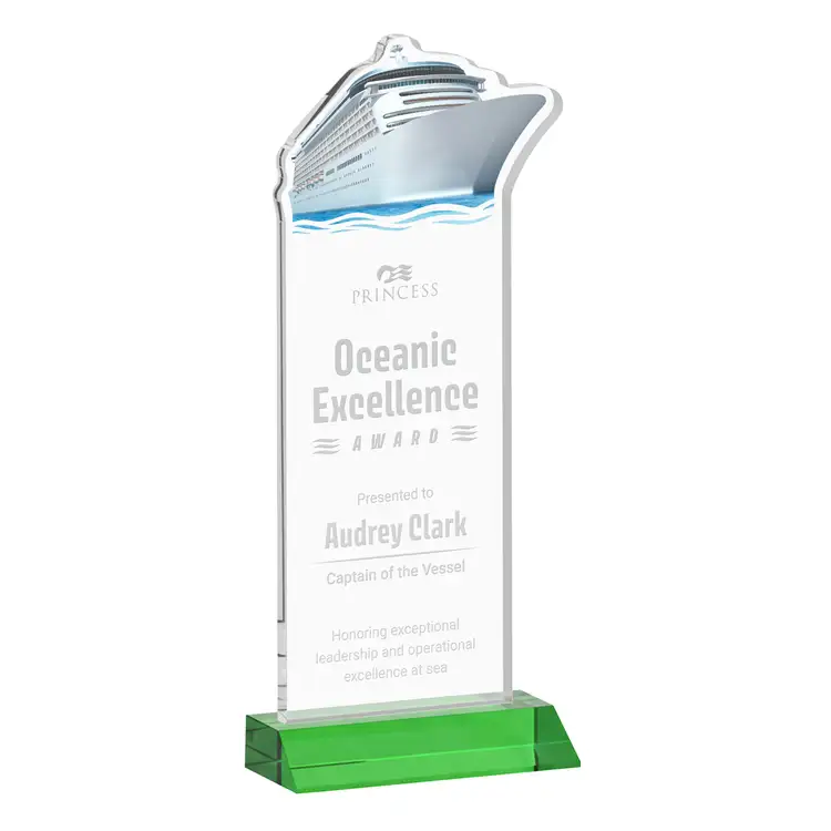 Voyager Award - Starfire Crystal - Engraved #4