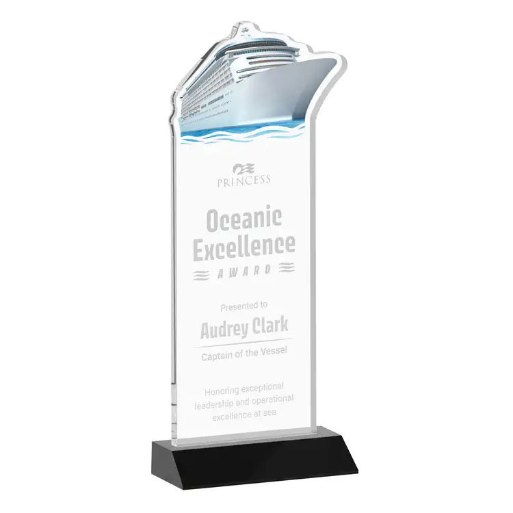 Voyager Award - Starfire Crystal - Engraved #5