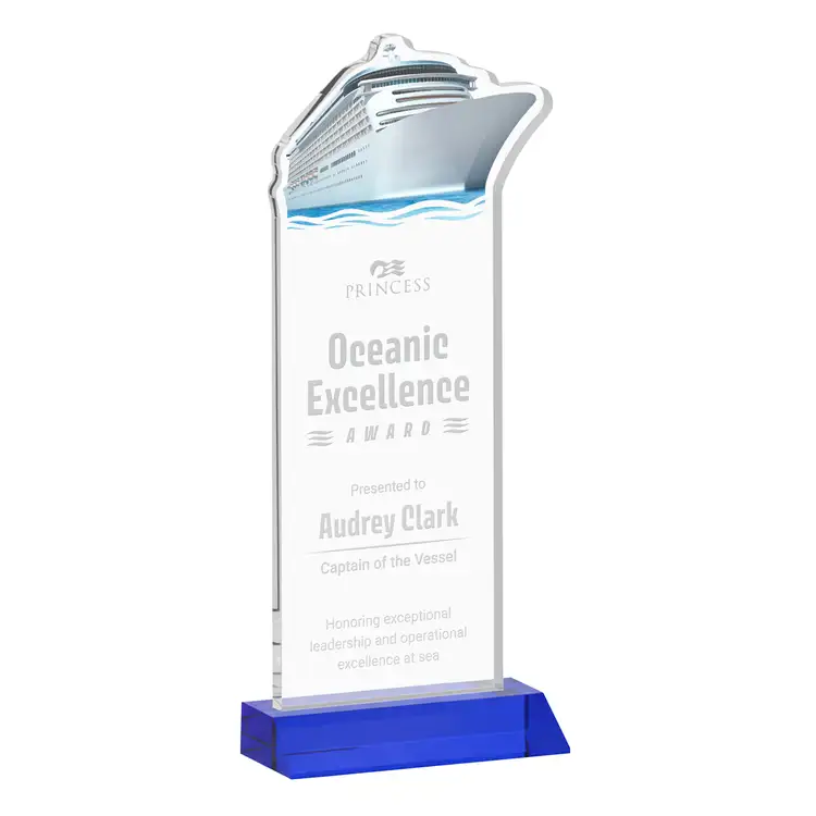 Voyager Award - Starfire Crystal - Engraved #6
