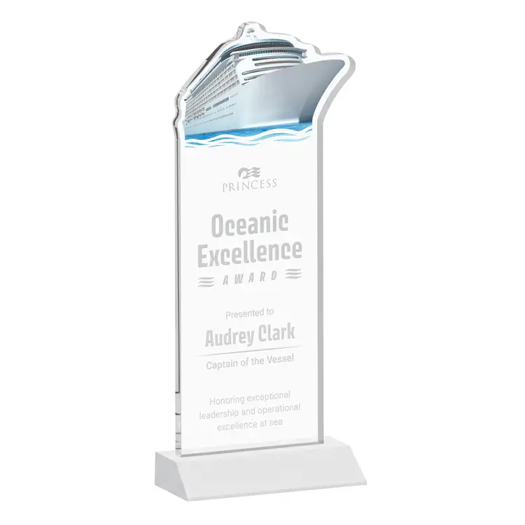 Voyager Award - Starfire Crystal - Engraved #9