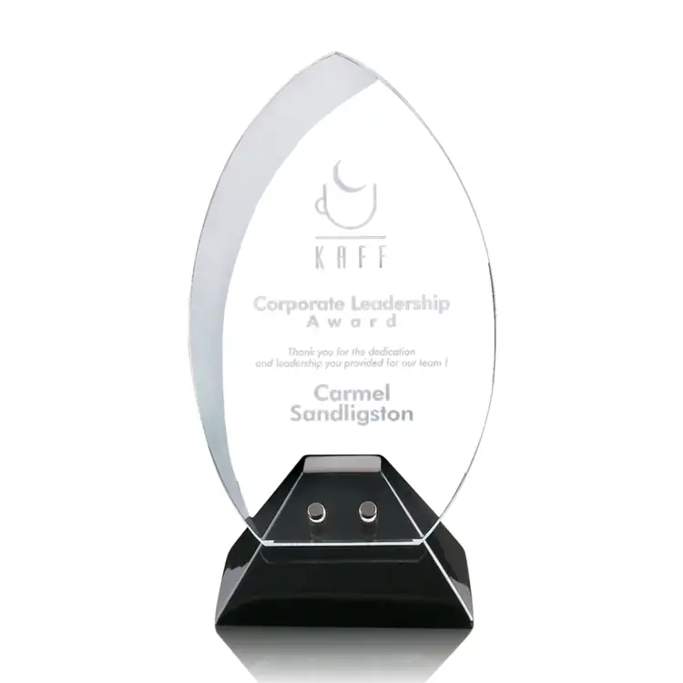 Vulcan Starfire Crystal Award with Pointed Top #2