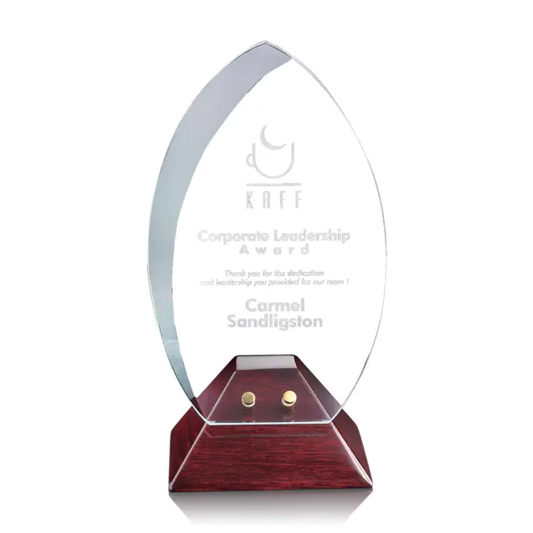 Vulcan Starfire Crystal Award with Pointed Top #3