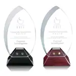 Trophée Vulcan en cristal Starfire à sommet pointu