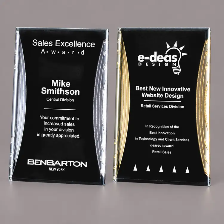Washington Acrylic Award - Laser Engraved