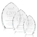 Trophée Wilton en cristal optique - Gravure