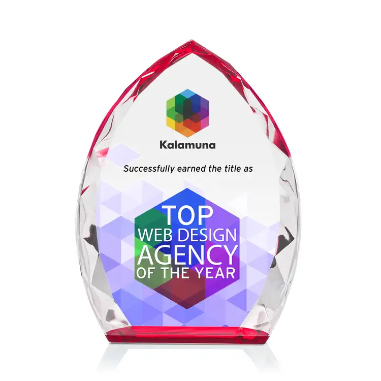 Wilton Optical Crystal Award - Multicolor #5