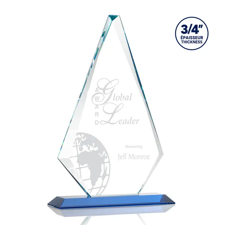 Trophée Windsor en cristal Starfire - Gravure #10