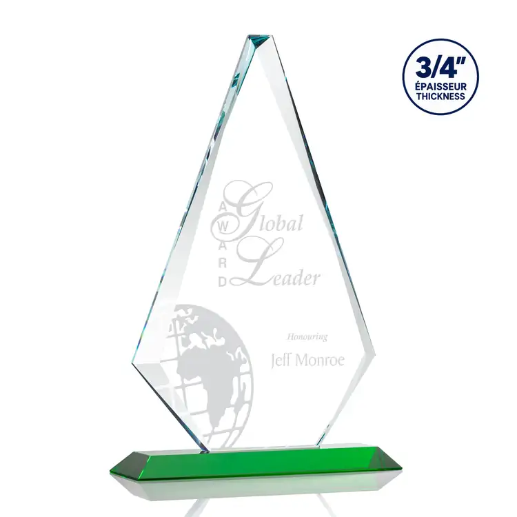 Trophée Windsor en cristal Starfire - Gravure #4