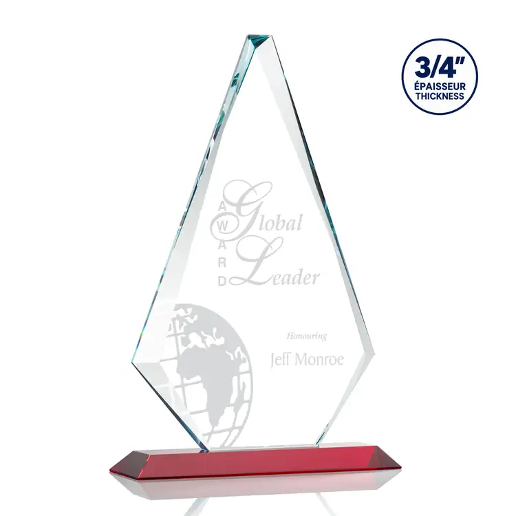 Trophée Windsor en cristal Starfire - Gravure #7