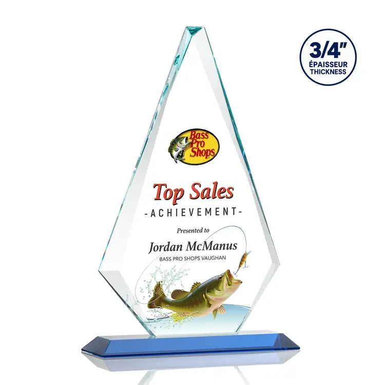 Windsor Starfire Crystal Award - Multicolor #10