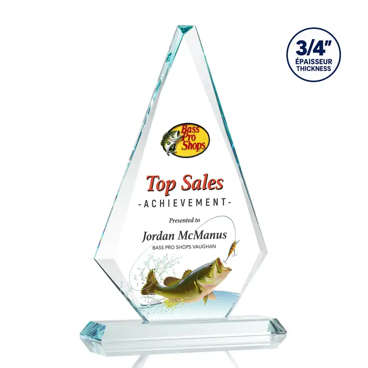 Windsor Starfire Crystal Award - Multicolor #2
