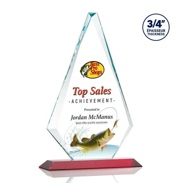 Windsor Starfire Crystal Award - Multicolor #7