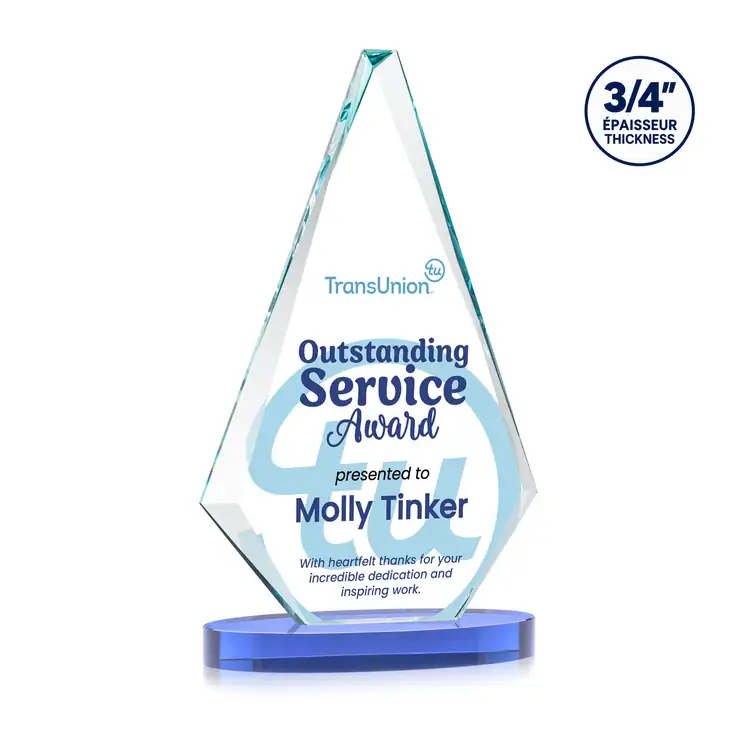 Windsor Starfire Crystal Award on Alberton Base - Multicolor #10