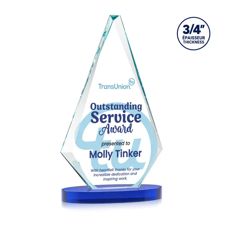 Windsor Starfire Crystal Award on Alberton Base - Multicolor #7