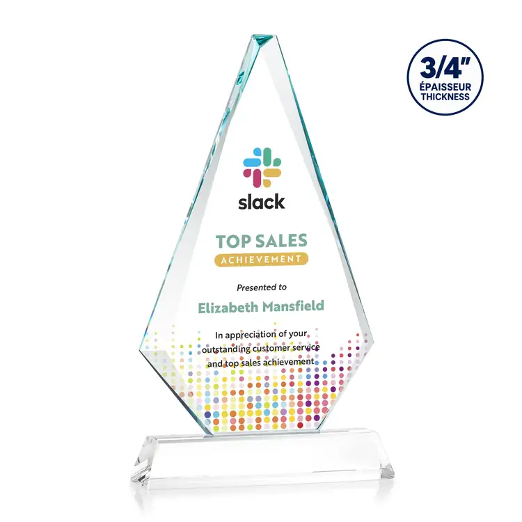 Windsor Starfire Crystal Award on Newhaven Base - Multicolor #2