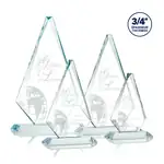 Trophée Windsor en verre jade - Gravure