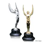 Trophée Winged Achievement sur socle au fini ébène